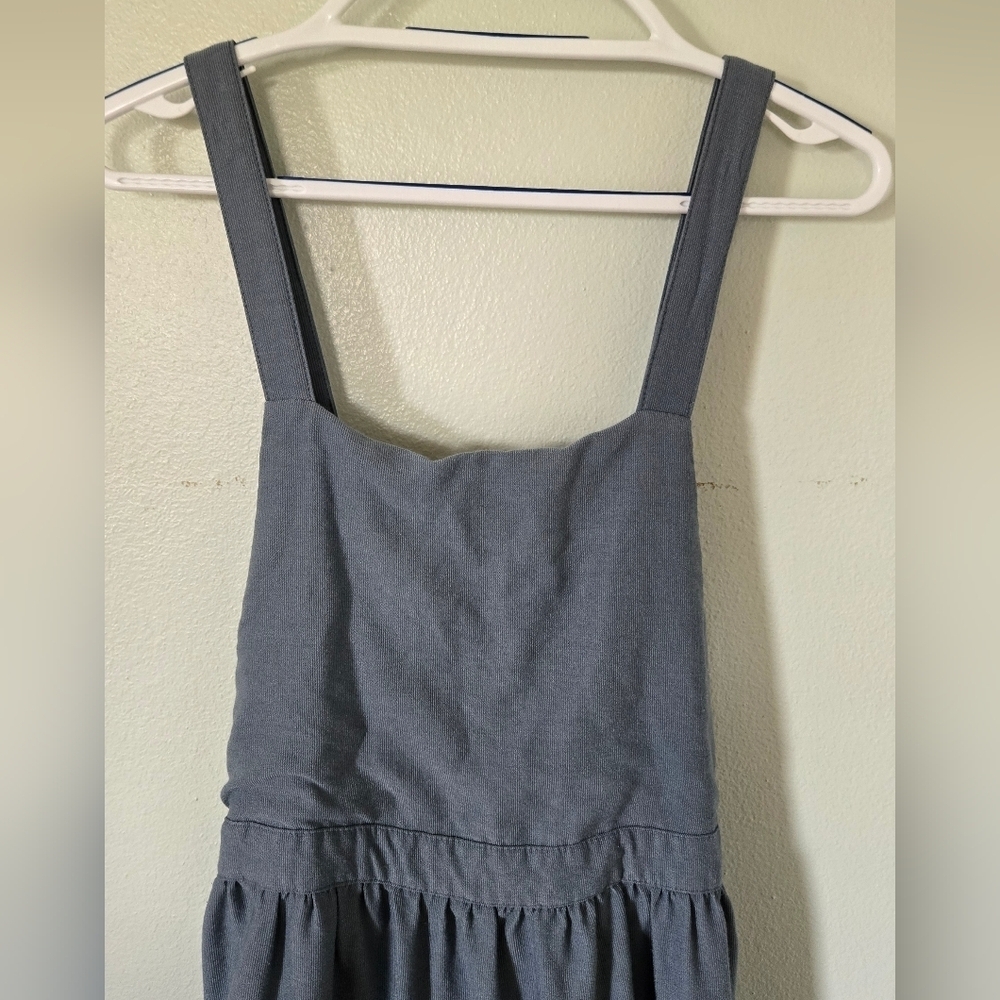 Polagram | Blue Ribbed Overalls Jumper Size Large